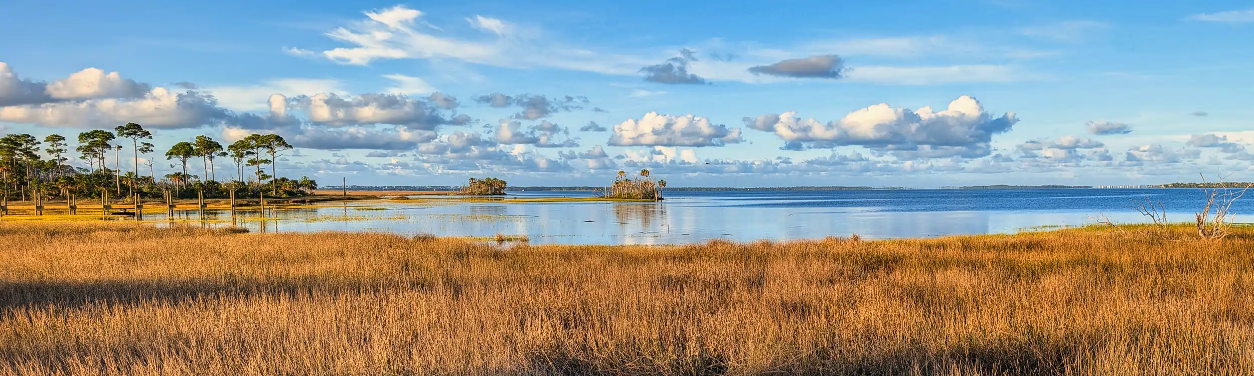 Bright sun on Cape San Blas